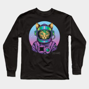 cat in the space Long Sleeve T-Shirt